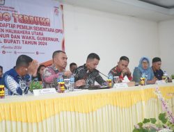 DPS Pilkada 2024 Kabupaten Halmahera Utara Ditetapkan KPU Halmahera Utara