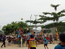 Karang Taruna Cup: Pertandingan Voli Putra dan Putri Hari ke-4 Kampung Tumang