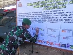 Deklarasi Pilkada Damai: Dandim 1621/TTS Siap Kawal Pilkada 2024