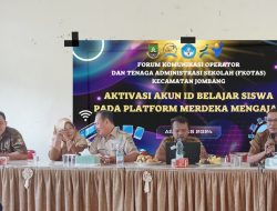 FKOTAS KECAMATAN JOMBANG GELAR PERTEMUAN DALAM AKTIVASI AKUN BELAJAR ID SISWA