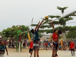 Karang Taruna Cup: Pertandingan Voli Putra dan Putri Hari ke-5 Kampung Tumang