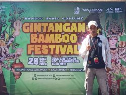 Mengenal Kearifan Budaya Lokal Bamboo Basic Costume di Gintangan Bamboo Festival Banyuwangi