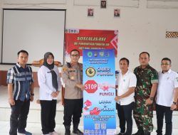 Polres PALI Gelar Sosialisasi Saber Pungli di Kecamatan Penukal