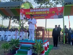 Paskibraka Kecamatan Plandaan Jombang Tampil Memukau di Upacara Pengibaran Bendera Dirgahayu Kemerdekaan Republik Indonesia