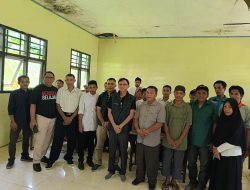 Monitoring Kabid Pendidikan SMP Kabupaten Halmahera Utara dan Staf ke SMP Albasyriah Tate