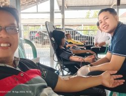 DONOR DARAH DI GKJW BONGSOREJO DALAM MEMPERINGATI HUT RI KE-79 TAHUN