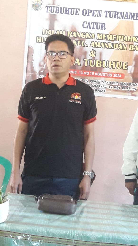 Foto: Ketua Percasi TTS Uksam Selan.