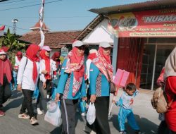 JALAN SEHAT IBU DAN ANAK DI PETERONGAN JOMBANG
