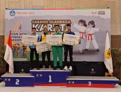 SISWA SMPN 2 JOMBANG SABET MEDALI PERUNGGU DI O2SN TINGKAT NASIONAL CABOR KARATE