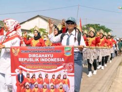 JALAN SEHAT HUT RI KE-79 PEMDES DAN KARANGTARUNA SINDANG JAYA