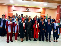 Organisasi Advokat PERADI PARB Mengusung 16 Orang Menjadi Advokat di Pengadilan Tinggi