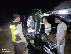 Polsek Penukal Abab Gelar Razia Rutin KRYD, Berikan 25 Teguran untuk Jaga Kamtibmas
