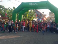 Meriahnya Jalan Sehat di Desa Wonosari Peterongan Jombang Menyambut HUT RI ke-79