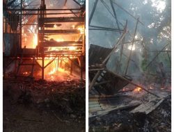 Lupa Matikan Api Tungku, Rumah Warga di Lasalimu Ludes Terbakar