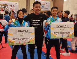 LAWAN KALIMANTAN BARAT, ALMIRA ATLIT YOGYAKARTA BERKIBAR DI O2SN SD/MI TINGKAT NASIONAL CABANG KARATE