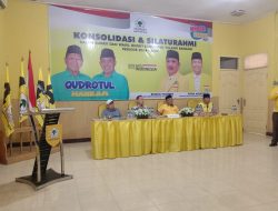 KONSOLIDASI CALON BUPATI DAN WAKIL BUPATI TULANG BAWANG QUDROTUL HANKAM DI DPD II PARTAI GOLKAR TULANG BAWANG LAMPUNG