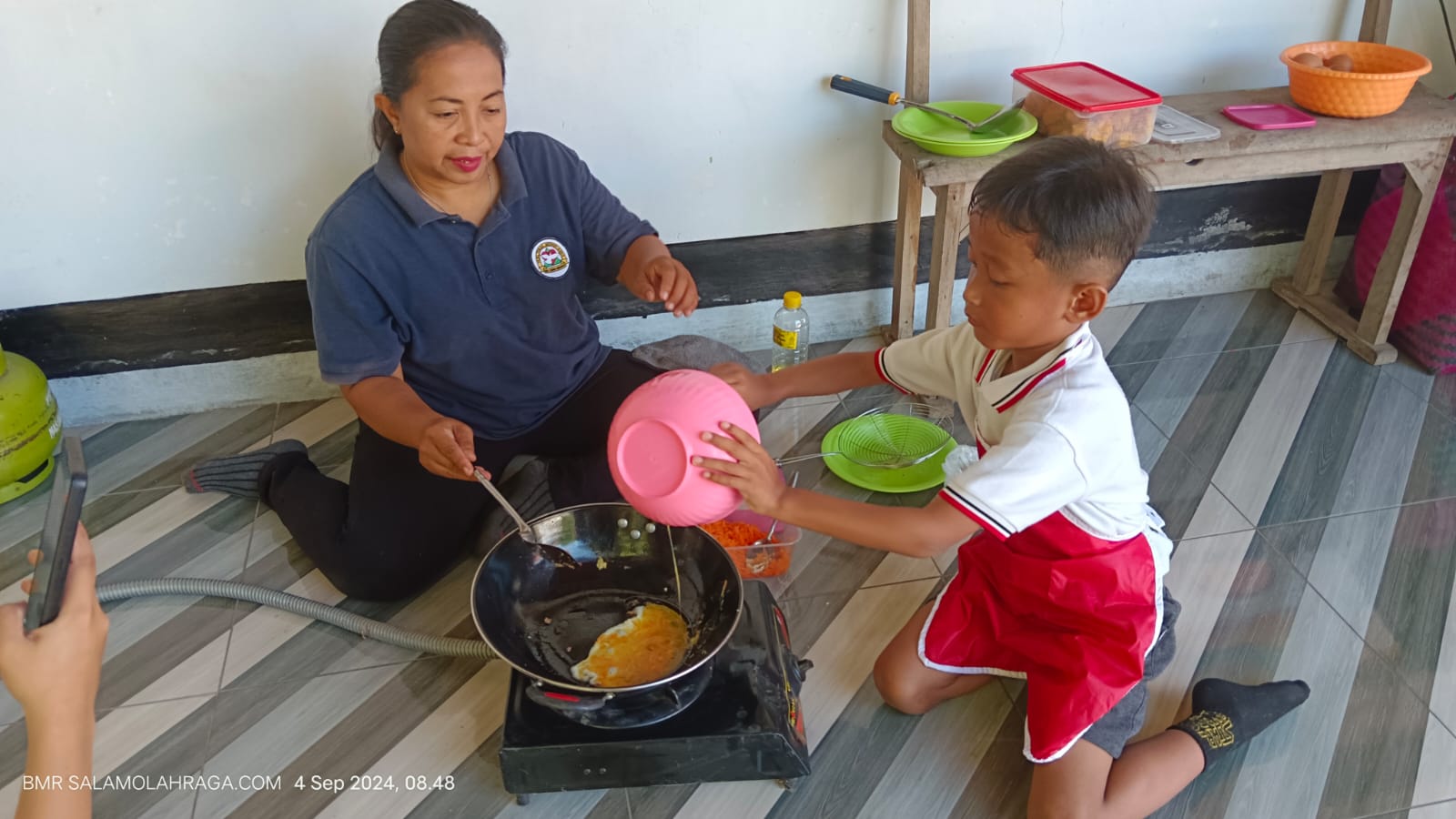 Foto: Praktek memasak.