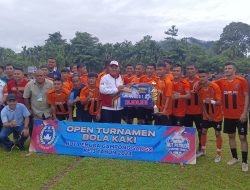 Open Turnamen Bola Kaki HUT Pemuda Gampong Sango ke-3 Ditutup oleh Ketua PSSI Aceh Jaya