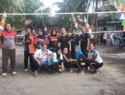 September Ceria, Hawari Adakan Volley Ball Cup di Desa Alai Lembak