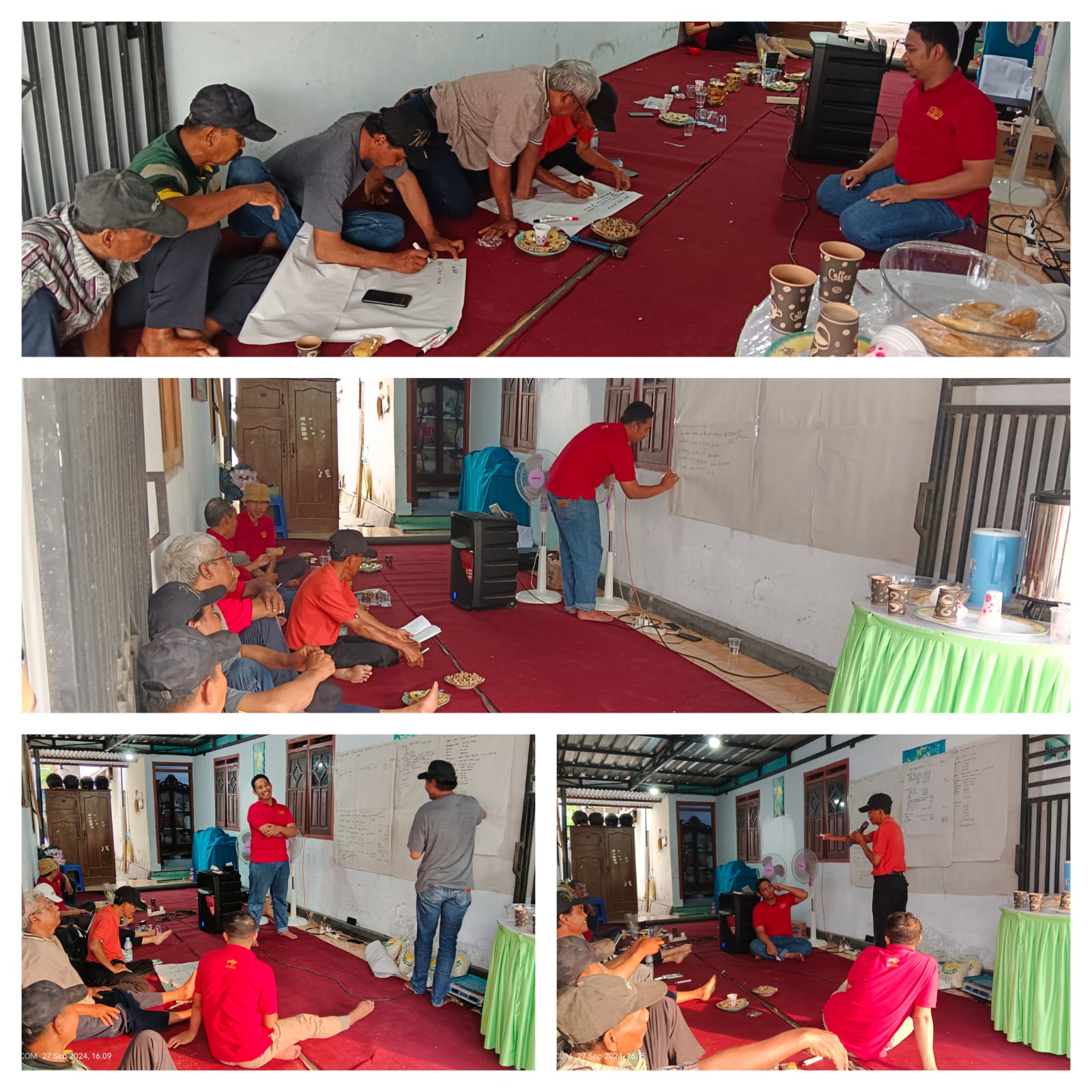 Foto: Sesi materi cara menghitung harga jual gabah dan beras di pasaran.