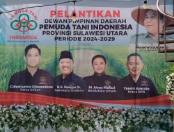 Pelantikan Dewan Pimpinan Daerah Pemuda Tani Indonesia Provinsi Sulawesi Utara