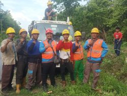 PLN Unit Layanan Pelanggan ULP Prabumulih Sigap Antisipasi Gangguan Jaringan di Desa Lembak