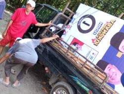 Tim Relawan Paslon HDCU Mulai Memasang Baliho di Sejumlah Titik