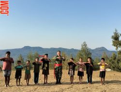 Satgas Pamtas RI-RDTL Ajak Anak-anak Perbatasan Berlatih Pencak Silat IKS.PI, Asah Jiwa Ksatria dan Jalin Silaturahmi