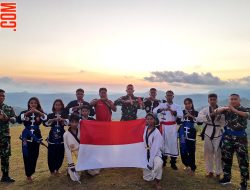 Satgas Yonif 741/GN Pos Ailala Lestarikan Seni Bela Diri Pencak Silat dengan Melatih Pemuda di Perbatasan RI-RDTL