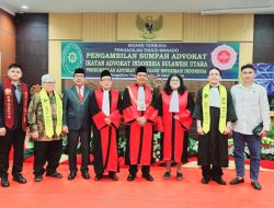 SIDANG TERBUKA PENGAMBILAN SUMPAH/JANJI ADVOKAT PERATIN DI PENGADILAN TINGGI MANADO
