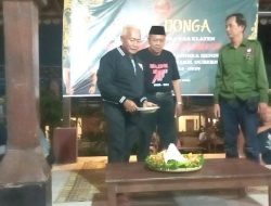 Ratusan Warga dan Relawan Khusus Jaga Suara Bersama Warga Klaten Ikuti Upacara Umbul Doa