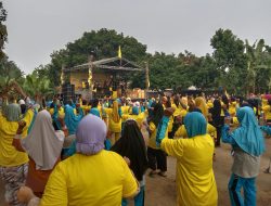 SENAM BERSAMA PERINGATI HUT KE-60 PARTAI GOLKAR DI TULANG BAWANG