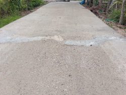 Baru Dikerjakan Rabat Jalan Usaha Desa Tani Hukaea Rusak