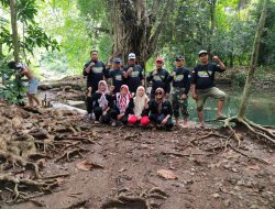Pokdarwis Rongga Caung bersama Kades Sambut Jelajah Alas Mojopahit yang Digelar Mojopahit Trail Community