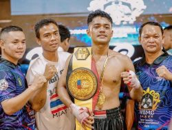 ATLET MUAYTHAI ASAL KARAWANG SABET MEDALI EMAS USAI TUMBANGKAN ATLET MALAYSIA