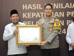 Polres Jombang Raih Penghargaan Kepatuhan Pelayanan Publik dari Ombudsman RI