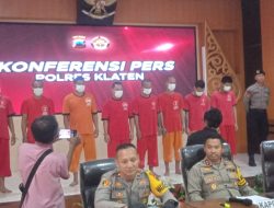 Polres Klaten Berhasil Ungkap 7 Kasus Narkoba sejak 21 Oktober hingga 11 Desember 2024