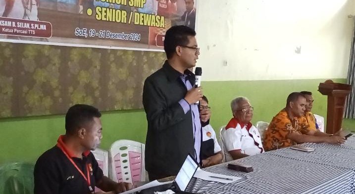 Foto: Uksam Selan Ketua Percasi TTS.