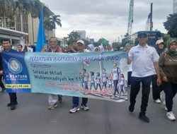 DPP PWO dan Media SALAMOLAHRAGA.COM Ramaikan Milad Muhammadiyah ke-112 di Monas