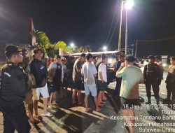 Patroli KRYD Sat Samapta Polres Minahasa: Tingkatkan Keamanan Akhir Pekan