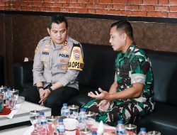 Kapolres Jombang Silaturahmi ke Dandim 0814 Jombang