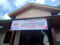 Perisai Diri Jawa Tengah Melaksanakan Ujian Kenaikan Tingkat Asisten Pelatih
