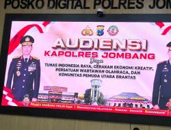TIDAR, GEKRAF, PERSATUAN WARTAWAN OLAHRAGA DAN KOPURA AUDIENSI DENGAN KAPOLRES JOMBANG