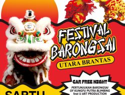 Festival Barongsai Utara Brantas Meriahkan Car Free Night di Ploso Jombang