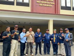 Ratusan Advokat SPASI Kawal Kasus Kriminalisasi Advokat Jefry Sagala