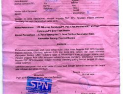 Serikat Pekerja Nasional (PSP-SPN) Kawasan Industri Nikomas Gemilang Diduga Memalsukan Tanda Tangan Karyawan