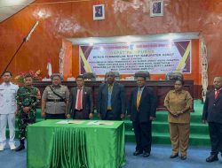 Asisten III Kabupaten Asmat Menghadiri Penetapan Bupati dan Wakil Bupati Asmat Periode 2025-2030