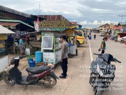Polsek Badau Amankan Pasar Juadah demi Kenyamanan Masyarakat Selama Ramadan