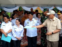 Menhan Tinjau Lokasi Pembangunan SMA Garuda di Langowan, Ditargetkan Beroperasi 2026