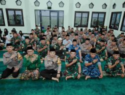 Tingkatkan Sinergi, Polres Jombang dan TNI Gelar Buka Puasa Bersama